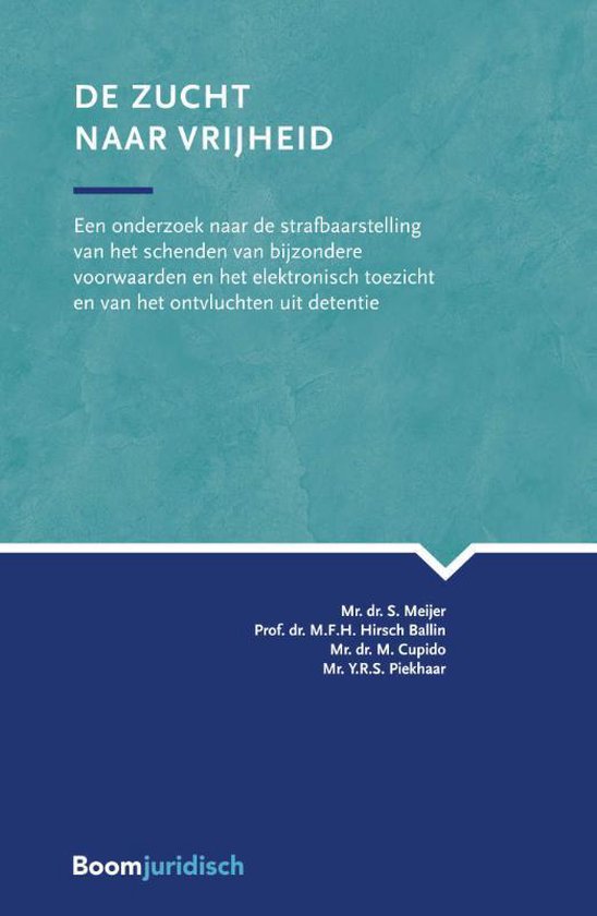 VU-strafrechtreeks  -   De zucht naar vrijheid - cover