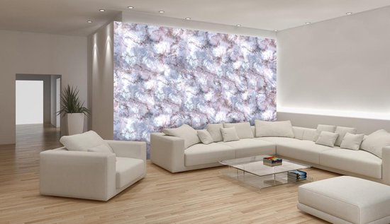 Photomural rose, revêtement mural