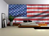 USA American Flag Photo Wallcovering