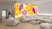 Flowers Abstract Photo Wallcovering