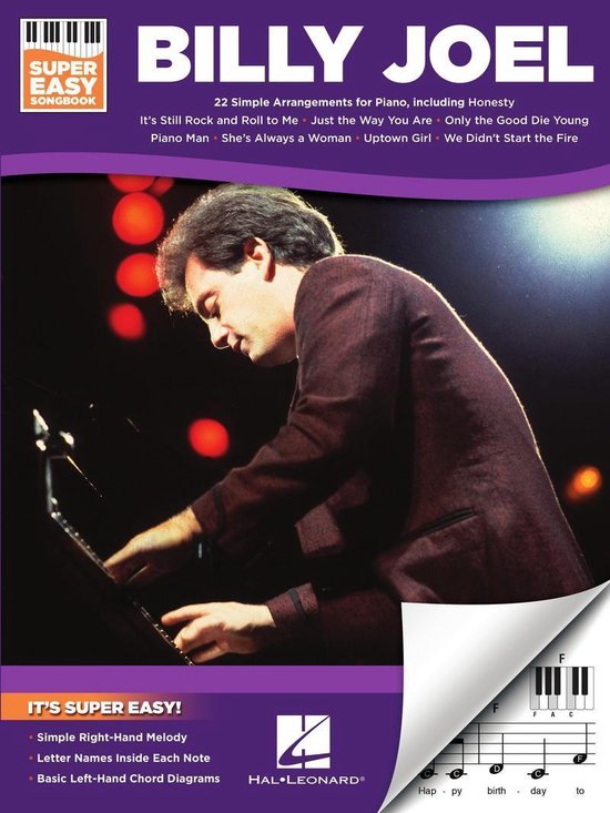 Billy Joel - Super Easy Songbook for Piano - cover
