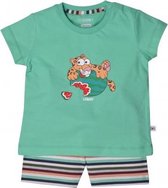 Woody  Unisex Pyjama Jadegroen Groen 6m