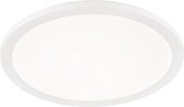 LED Plafondlamp - Badkamerlamp - Trion Camy - Opbouw Rond 24W - Spatwaterdicht IP44 - Dimbaar - Warm Wit 3000K - Mat Wit - BES LED