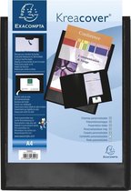 30x Kreacover�Personaliseerbare Presentatiemap - soepele PP - A4, Zwart