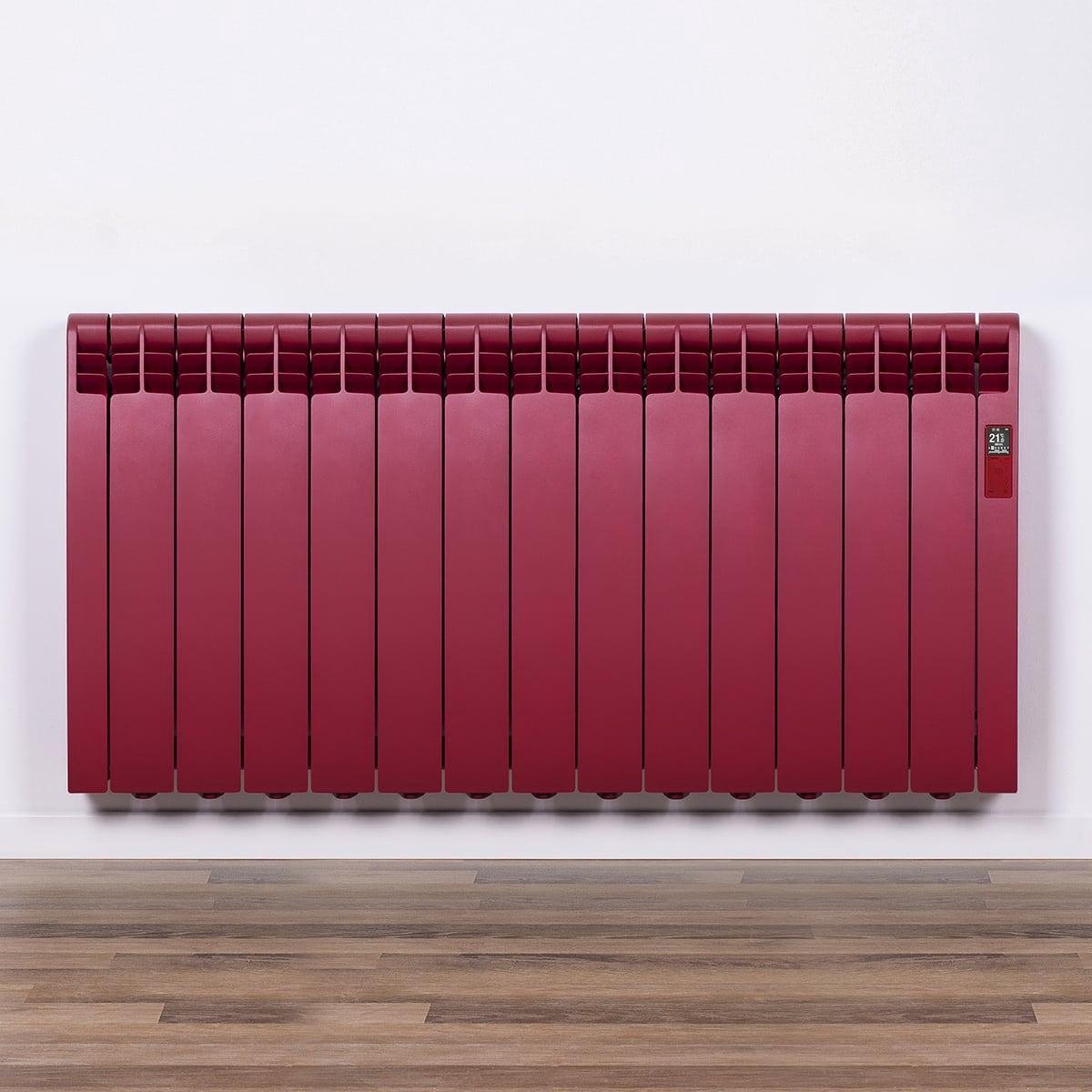 Elektrische Radiator Wifi Ruby Red (RAL) - Smartcontrol via app - Energiebesparende functies - Laag verbruik - Realtime consumptie - 13 elementen - 1430 W - Zuinigste Radiator