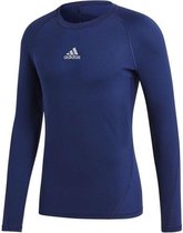 Adidas Alphaskin Shirt Lange Mouw Kinderen - Marine | Maat: 116