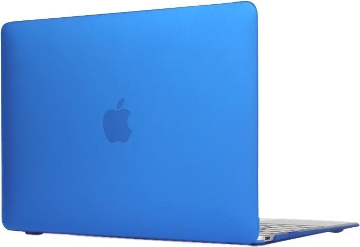 Macbook 12 INCH Case Cover Hoes (A1534)| + Dust Plugs|Blauw / Blue