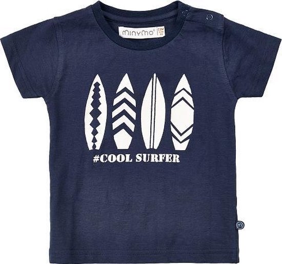 MINYMO T-Shirt Bimbo Manica Corta – Confezione Da 2 In Colori Diversi – Cotone Morbido Con Elastan – Taglie 80-152 – Moda Scandinava Per Bambini Attivi - 4