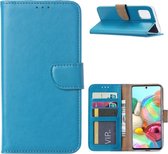 Xssive Hoesje voor Samsung Galaxy A71 - Book Case - Turquoise