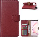 Xssive Hoesje voor Samsung Galaxy Note 10 Lite - Book Case - Bordeaux Rood