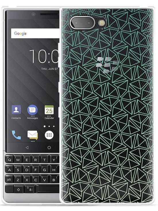 BlackBerry Key2 Hoesje Triangles | bol.com
