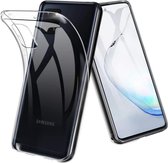 Samsung Galaxy Note 10 Lite - Silicone Hoesje - Transparant