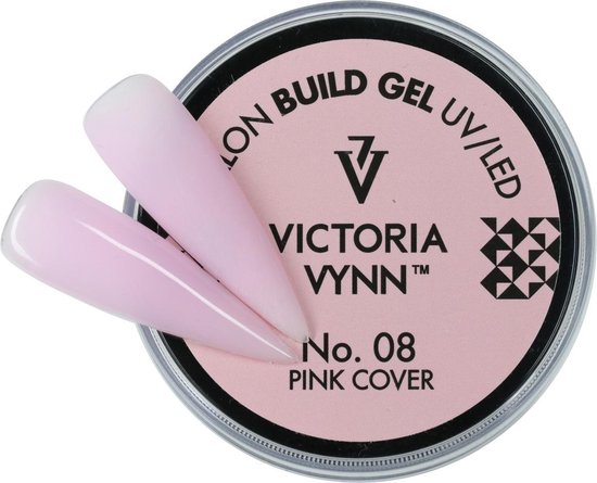 Victoria vynn builder gel – gel om je nagels mee te verlengen of te verstevigen – cover pink 50ml
