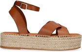 Sacha - Dames - Cognac plateau sandalen - Maat 40