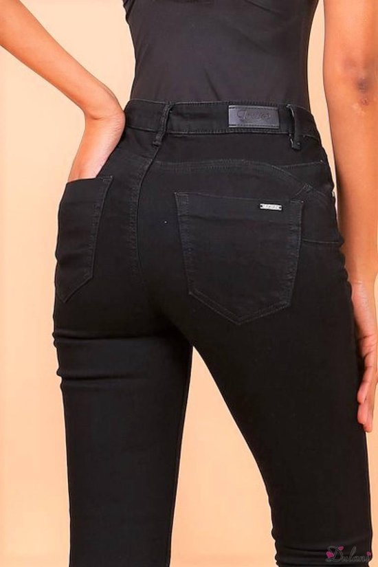 Broek Toxik3 Push-up met normale taille zwart jeans | bol.com