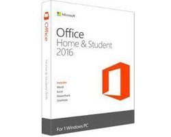 Microsoft Office 2016 - Home & Student - Windows - Nederlandstalig - Retailverpakking