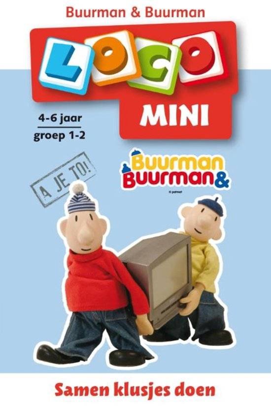 Loco Mini Samen klusjes doen met de figuren Buurman & Buurman die een televisie dragen, voor 4-6 jarigen.