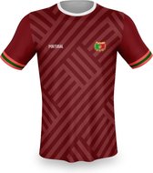 Portugal thuis fan voetbalshirt '20 maat 140