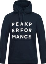 Peak Performance  - Ground Hood - Donkerblauwe Trui - L - Blauw