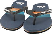 Quiksilver Molokai Seasons Heren Slippers - Jet Black/Nite Blue - Maat 40