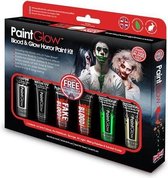 Paintglow - halloween blood and glow horror paint kit