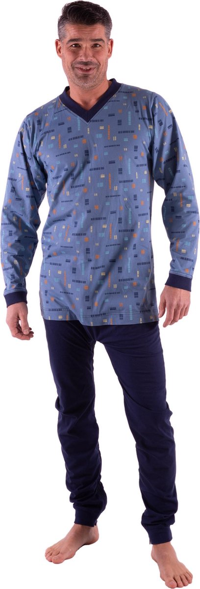 Goedkoopste Dessin hansop | Heren | Ritssluiting rug en kruis | Lange mouw/pijp | Marine | XL