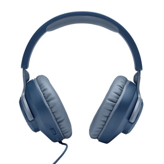 JBL Quantum 100 Blauw - Gaming Headset - Bedraad - Over Ear - PS4/PS5, PC, Xbox & Nintendo Switch - JBL