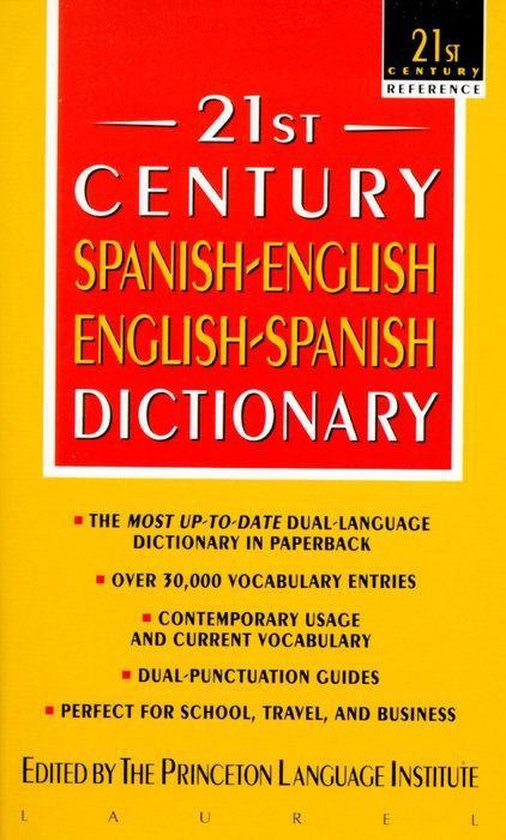 21st Century Spanishenglish English Spanish Dictionary 9780440220879 Princeton...