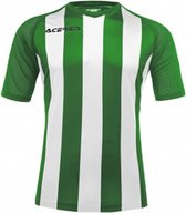 Acerbis Sports JOHAN STRIPED S/SL JERSEY (Sportshirt) GREEN/WHITE 5XS height JR: 156/165 .061 height JR: 108/119 .057