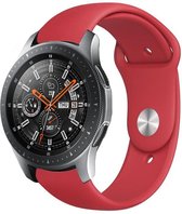 Samsung Galaxy Watch Active 1 / 2  Siliconen Bandje 20MM|Geschikt voor: 40 & 44 mm Versie|Rood / Red| Premium kwaliteit |One Size|TrendParts