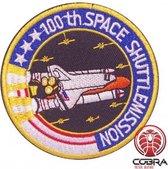 100th Space Shuttle Mission Nasa geborduurde iron on patch embleem