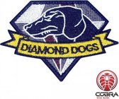 Diamond Dogs Logo - Metal Gear Solid V:The Phantom Pain Geborduurde patch embleem met klittenband