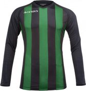 Acerbis Sports JOHAN STRIPED L/SL JERSEY BLACK/GREEN 4XS height JR: 156/165 .061 height JR: 120/132 .071