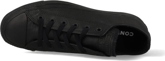 Converse - Chuck Taylor All Star Leather High - Sneaker Dressed Low - Homme - Taille 44 - Zwart; Noir - Noir Monochrome
