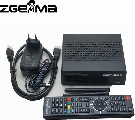 Zgemma H9.2S 4K UHD Decoder met S2X + S2X + IPTV Tuners / 2 WiFi ingebouwd - Zgemma