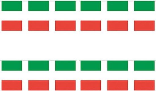 haalbaar Ampère japon 2x Papieren slinger Italie 4 meter - Italiaanse vlag - Supporter  feestartikelen -... | bol.com
