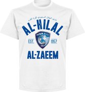 Al-Hilal Established T-Shirt - Wit - 3XL