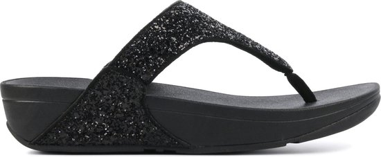 FitFlop Lulu Toe Thongs slippers zwart - Maat 42