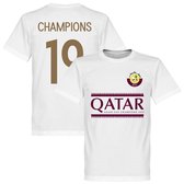 Qatar 2019 Asian Cup Winners T-Shirt - Wit - 4XL