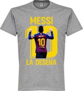 Messi La Desena T-Shirt - Grijs - 4XL