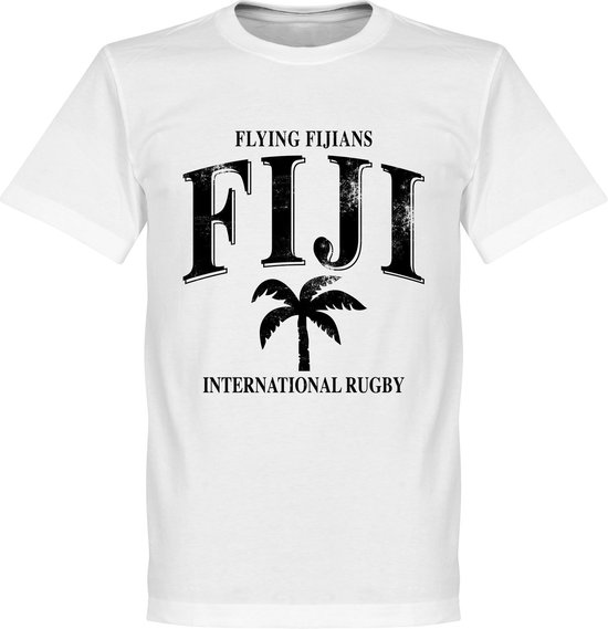 Fiji Rugby T-Shirt - Wit - M