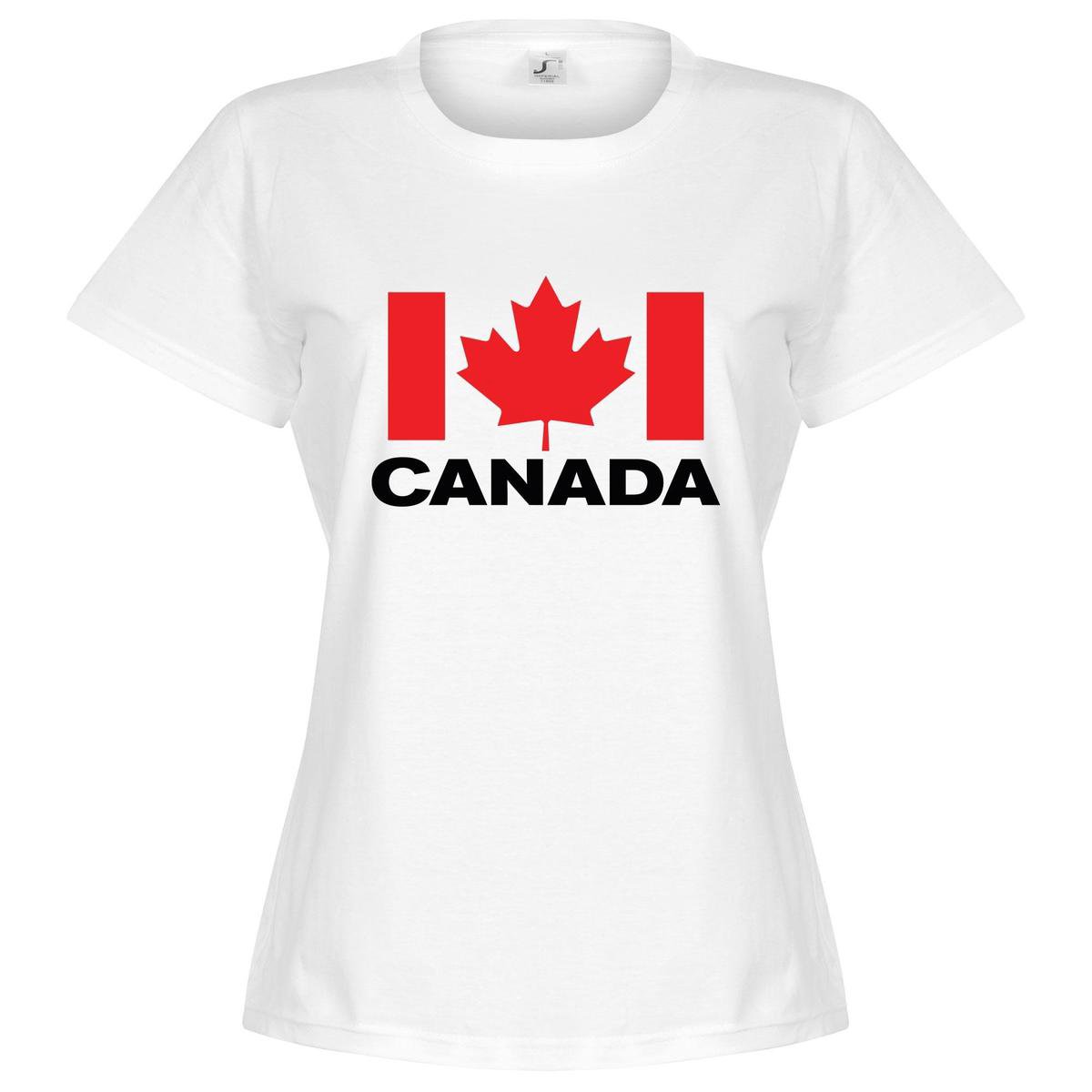 Canada Team Dames T-Shirt - Wit - L