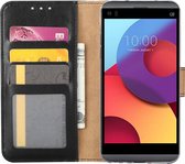LG Q8 Portemonnee cover hoesje / book case Zwart