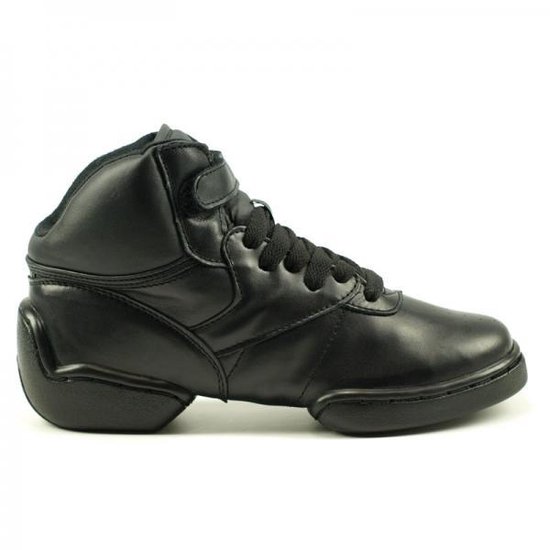 Papillon Dance Sneaker Children PK1500 - Chaussure de sport noire pour fille - Modèle haut - Cuir - Taille 31