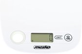 Mesko Home MS 3159w Blanc Comptoir Ovale Balance de ménage électronique