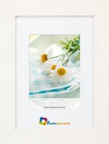 Brede Houten Wissellijst - Fotolijst - 40x60 cm - Helder Glas - Licht Ingewassen - 39 mm