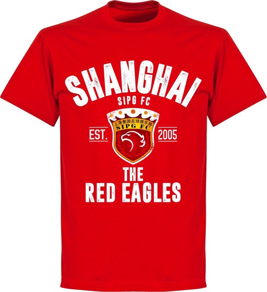 Shanghai SIPG Established T-shirt - Rood - 3XL