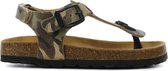 Develab Mannen Nubuck Camouflage Sandalen / Jongensschoenen 48179 - Khaki - Maat 27