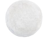 CIDE - Shaggy vloerkleed - Wit - 140 cm - Polyester