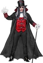 WIDMANN - Vampier graaf kostuum met lange cape voor volwassenen - XL
